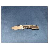 Folding Pocket Knife with Textured Handle and Drop