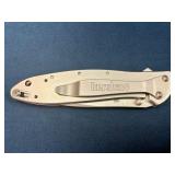 Kershaw 1660 Leek Folding Knife with Brushed Metal