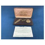 Marcel 17-Jewel Swiss-Made Pocket Watch with Knife
