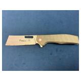 PioneerChef Folding Cleaver-Style Pocket Knife wit