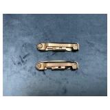 Two Folding Multi-Tools with Pocket Clips
