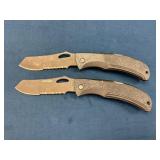 Gerber Folding Knives with Serrated Blades and Poc