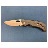 Buckhead Folding Knife with Textured Grip and Engr