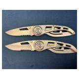 Gerber Folding Knives with Partially Serrated Blad