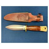 Smith & Wesson Fixed Blade Knife With Leather Shea