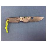 Folding Pocket Knife with Partially Serrated Blade