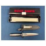 Boot Knife with Sheath and Original Packaging