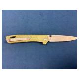Gerber Folding Pocket Knife with Green Handle and
