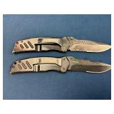 Gerber Folding Knives with Partially Serrated Blad
