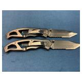 Gerber Paraframe Tanto Folding Knives, Set of 2
