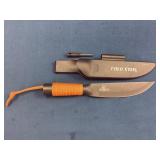 Cold Steel Knife with Orange Paracord Handle, Shea