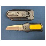 Plastic-Handled Serrated Dive Knife with Sheath by