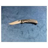 Folding Pocket Knife with Serrated Blade and Textu