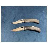 Folding Pocket Knives with Textured Handles