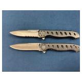 Gerber Folding Knives with Partially Serrated Blad