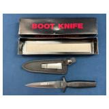 Raider I Boot Knife with Sheath, Original Box, and