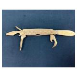 Vintage U.S. Military Utility Pocket Knife with Mu