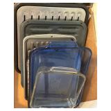Roasting Pans, Anchor Hocking Glassware, and Gridd