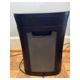 Black Paper Shredder With Rolling Feet