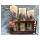 Two Sets of Flameless LED Candles, Battery Operate