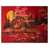 Red Velvet Painting by Hilda Booth, 41'x31'