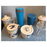Seven Infuser Tea Mugs With Assorted Designs and M