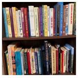 Two Shelves of Various Books on Healing, Self-Help