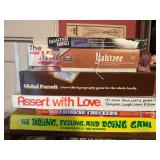Vintage Board Games, Including Yahtzee and Master