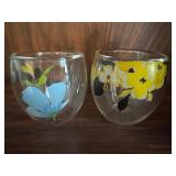 Hand-Painted Infuser Teapot with Teacups Featuring