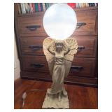Angel Globe Lamp 25 Inch Tall with Frosted Glass S