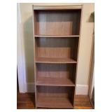 Wood Bookcase, 59-Inch Tall with Four Shelves