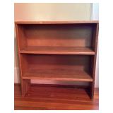 Wood Two-Shelf Bookcase, 29' High by 28' Wide