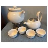 Two Teapots and Four Small Cups From Chantal and D
