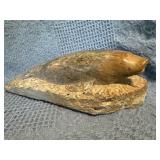 Carved Stone Seal Statuette on Textured Base