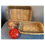 Anchor Hocking Baking Pans with Baskets and New On