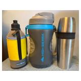 Three On-the-Go Drinkware by OXO, High Sierra, and