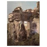 Framed Photographic Print of Cliffside Architectur