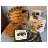 Home Decor and Wares Lot Featuring German Beer Ste