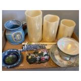 Decor Lot Featuring Porcelain, Ceramics, and Misce