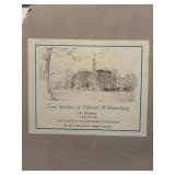 Four Sketches of Colonial Williamsburg by Charles