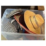 Hats in Various Textures and Styles