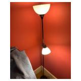 Tall Floor Lamp With Dual Shade Design