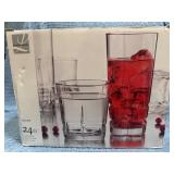 Bandol Essentials 24-Piece Glassware Set, New in B