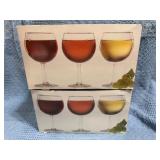 Dansk Summerhouse Wine/All-Purpose Glasses, Two Bo