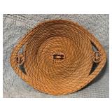 Handmade Walnut Basket by Vivian Evans with Decora