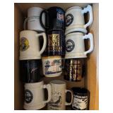 45 Assorted Mugs Featuring Various Themes and Loca