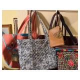 5 Purses/Bags Featuring Various Styles and Materia