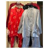 6 Asian Pajama Sets in Size XL with Assorted Color