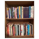 Two Shelves of Books on Psychology, Philosophy, an