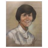 Portrait of Hilda Booth 20'x24' Signed Artwork in